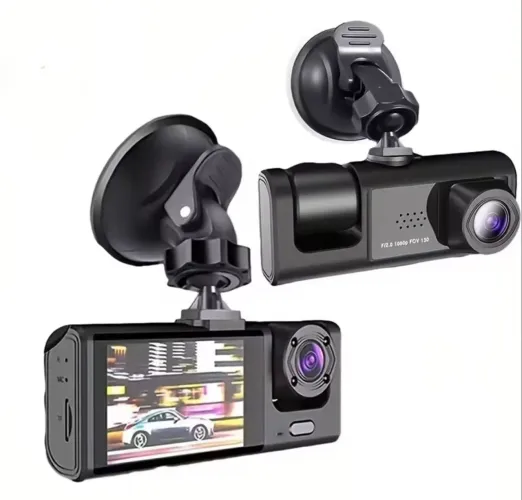 Câmera Dash Cam Veicular Frente e Interior