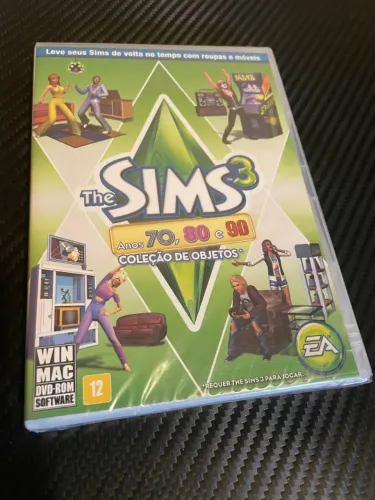 Expansão the Sims 3 anos 70,80,90 para Pc ou Notebook DVD LACRADO