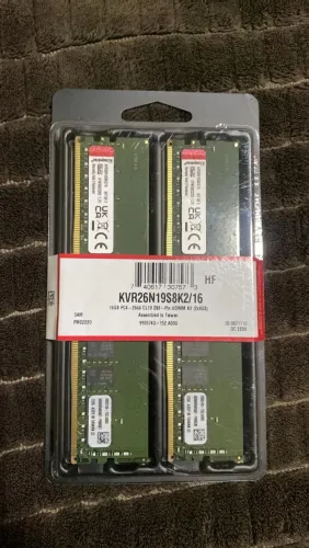 Kit 2x8gb ddr4 Kingston 2666mhz novo