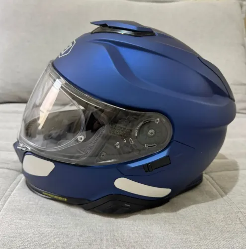 Capacete Shoei GT AIR II Tamanho 58 com intercomunicador Srl2.