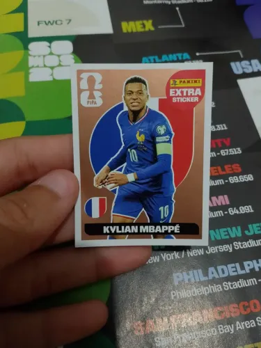 Figurinha rara do MBAPPÉ