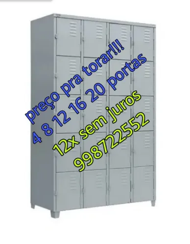 Promoção roupeiro 16 portas pra vestiários só hj !! 