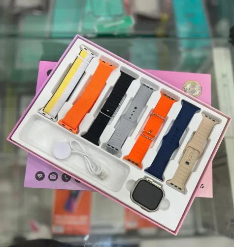 Relógio SmartWatch 9 Ultra com 7 Pulseiras KAPBOM KA-9980