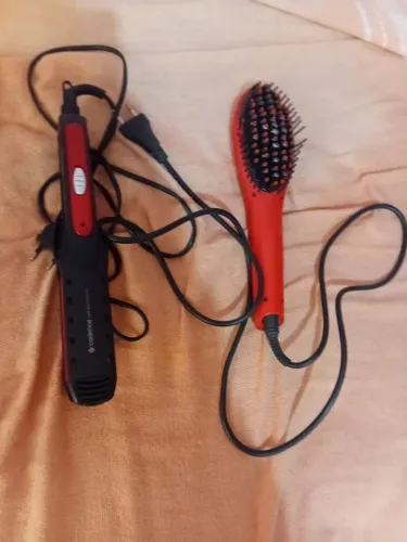 Prancha e escova 