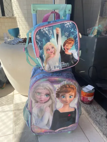 Mochila e lancheira Frozen bagaggio