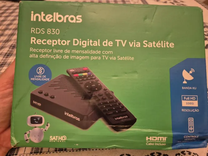 Vendo Receptor Digital Intelbras via Satélite RDS830