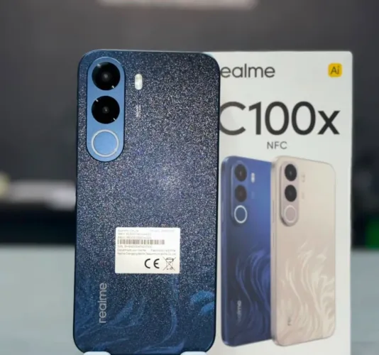 Celular Smartphone Realme C100x 256gb 4gb Bateria Titan De 8000mah 45w Tela Ultra Suave