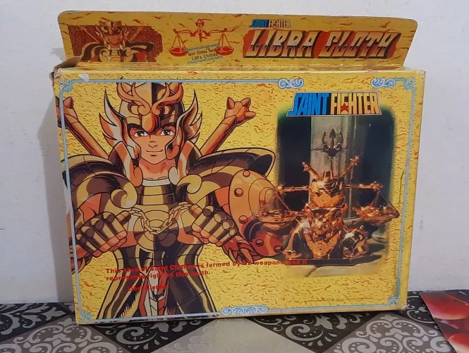 Boneco cavaleiros do zodiaco libra  vintage Bandai<br>