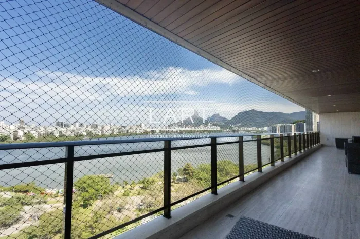 Apartamento com 4 dormitórios para alugar, 390 m² por R$ 61.000,00/mês - Lagoa - Rio de Ja