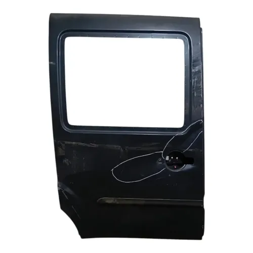 Porta Correr Traseira Direita Fiat Doblo 2002 A 2009 Detalhe Traseira Direito
