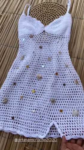 Vestidos em Crochê elegância
