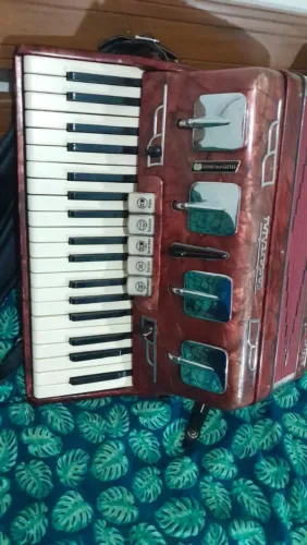 Acordeon Todeschini super 5 80 baixos