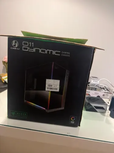 Gabinete Lian Li O11 Dynamic Razer Edition RGB | Estado de Zero + Caixa