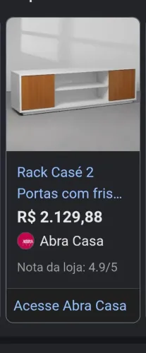 Rack de tv Abracasa