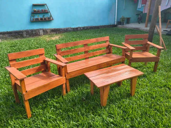 bancos para jardim.
