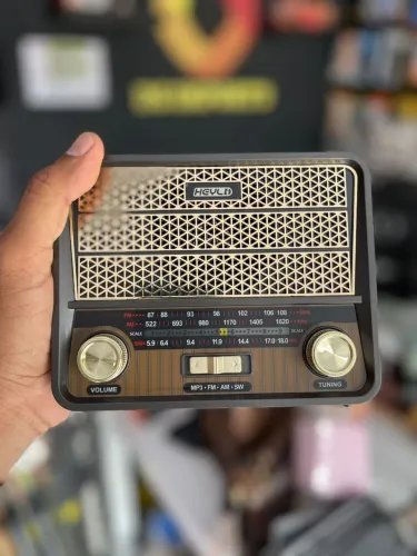 Rádio retro AM FM Bluetooth decoração ou presente