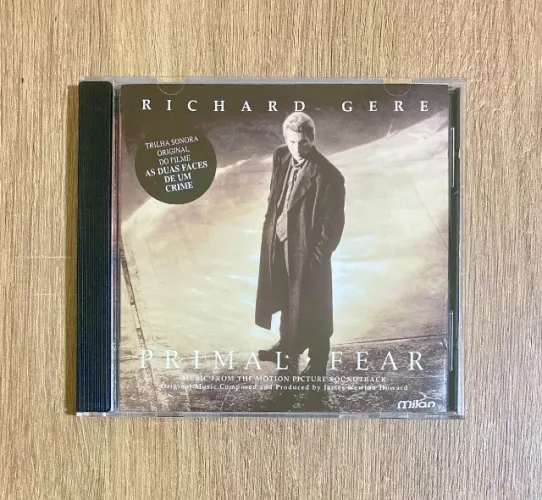 CD Trilha sonora "As Duas Faces de Um Crime" (Primal Fear) Compositor James Newton Howard
