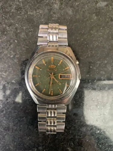 Relógio Orient 3 Estrelas Vintage Verde Militar