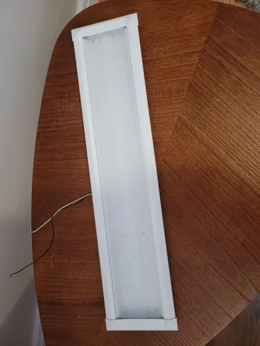 Luminária Led Taschibra TL Slim 10 Sobrepor 20W 4000K Cor branca