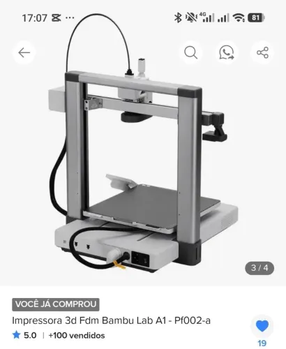 Impressora bambu A1