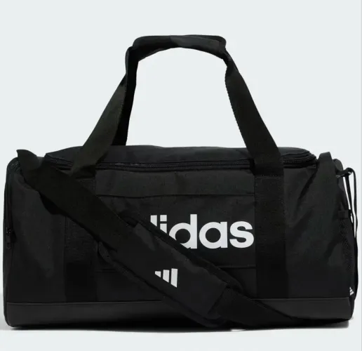 Mala Adidas Duffel Essentials Linear Pequena Preta