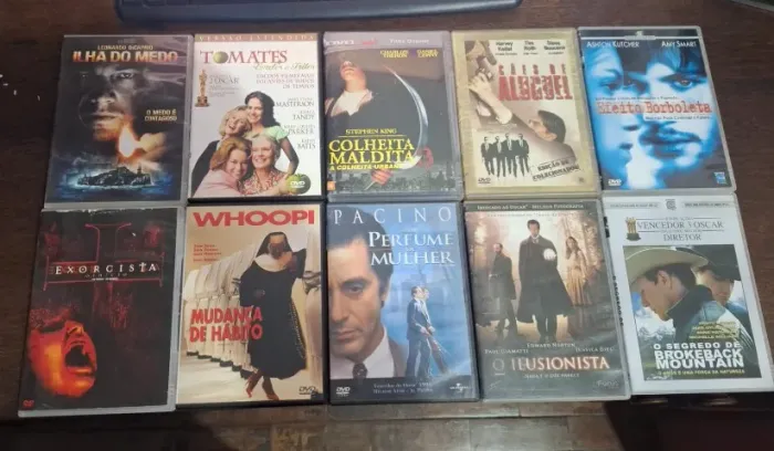 Lote de filmes originais em DVD