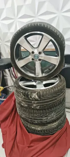 Vendo rodas liga 205/45 aro 17 furação 4 x100
