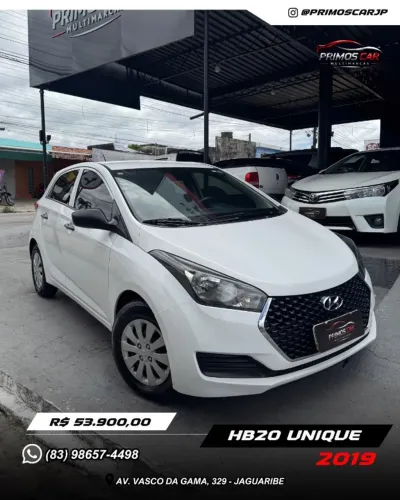 Hyundai HB20 Unique 1.0 Flex 12V Mec. 2019