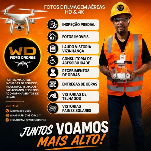 Filmagem aéreas com drone 