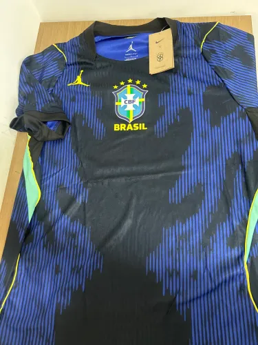 Camisa seleção Brasil jogador azul 26/27 Nike masculino