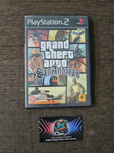 GTA SAN ADREAS (PS2) JOGO