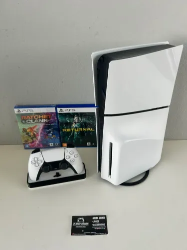 Playstation 5 Slim 1TB com Leitor (Aceito Cartão)