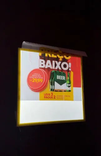 Display para Propaganda | Light Box Backlight