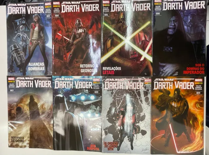 Lote HQs Star Wars: Darth Vader (Panini / Marvel) - 8 Edições