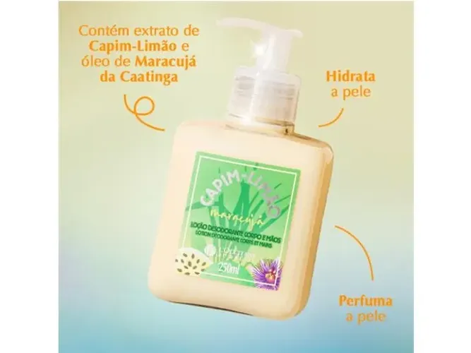 Loção hidratante Loccitane 