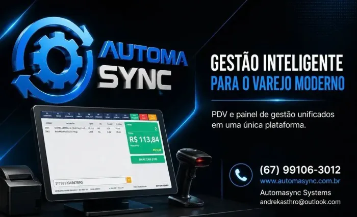 SISTEMAS PARA CAIXA DE MERCADO CONVENIÊNCIA E LOJAS