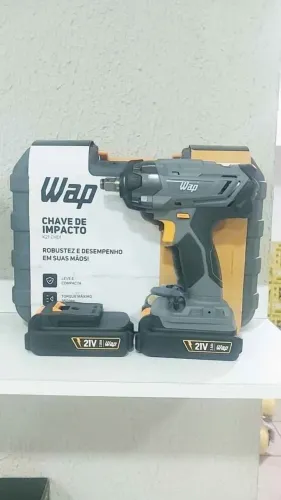 Chave de impacto 21v 2.0Ah C/ 2 baterias Wap(Novo)