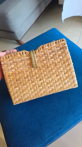 Bolsa palha Zara