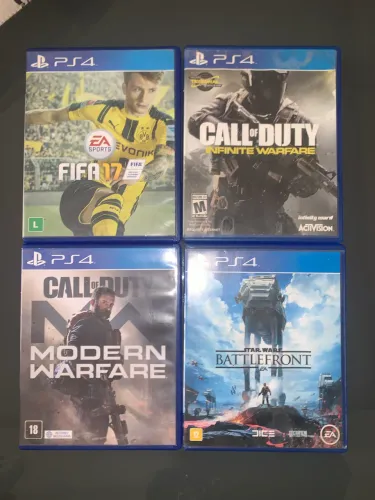? KIT 4 JOGOS PS4