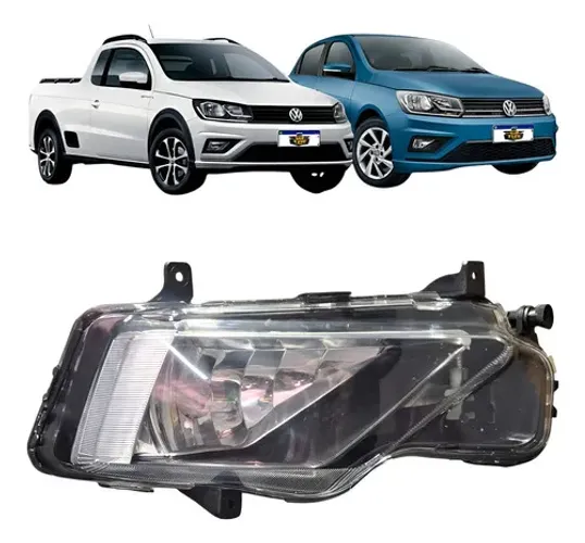 Farol De Milha Direito Saveiro G7 Gol G8 2016 A 2022 Transparente
