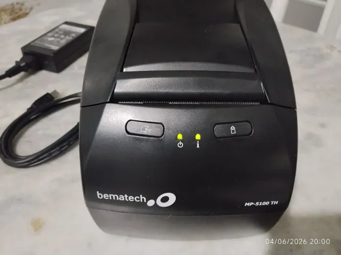 Impressora Térmica Bematech MP-5100 TH USB - Nunca Utilizada