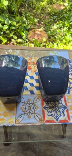 Arandelas de louca antiga