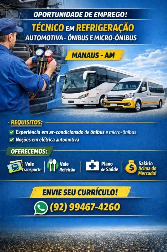Técnico em Refrigeração Automotiva - Linha Pesada
