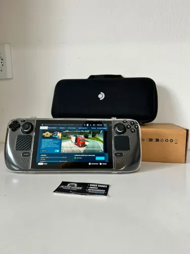 Steam Deck 256GB + 512GB Completo! Impecável (Aceito Cartão)