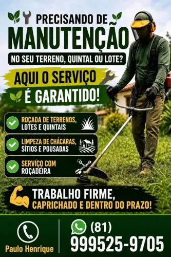 SERVIÇO DE CAPINAÇAO