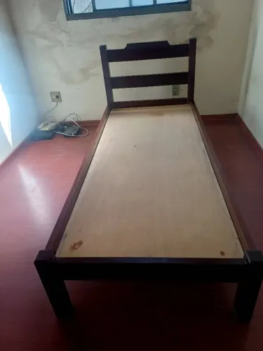 Cama solteiro sucupira. Madeira super maciça! Pesada e perfeita!