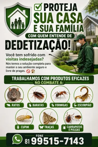 Dedetização em geral