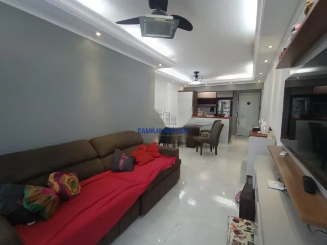 Apartamento para alugar 3 quartos mobiliado Macuco Santos SP