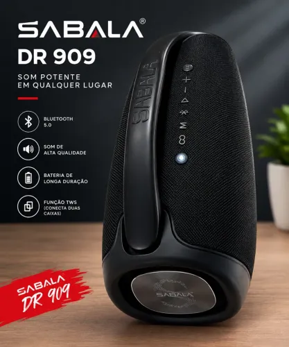 Caixa de som boombox Sabala Dr 909