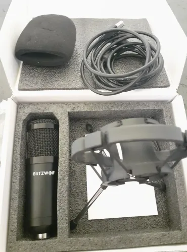 Microfone Condensador BlitzWolf BW-CM - Estado de Novo!